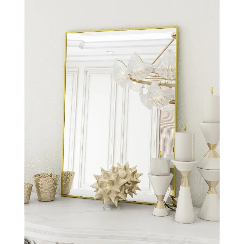 Mirrors for Wall, 24x36 Inch Bathroom Mirror, Rectangular Wall Mirror for Living Room Bedroom Bathroom