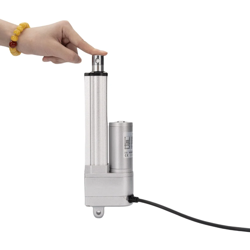 Electric push rod 12V 8-inch stroke heavy duty with mounting bracket 2000N 450LB 10mm/s linear actuator