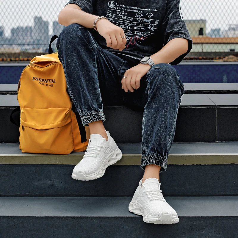 

2025 Дышащие зеленые сетчатые кроссовки. Мужские кроссовки легкие и модные. Подходят для повседневной носки. Повседневные кроссовки.