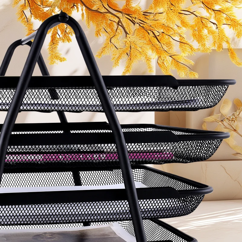 archivador-de-cuatro-capas-de-malla-de-hierro-bandeja-de-archivos-marco-de-archivos-9204-columna-de-datos-columna-de-revistas-estanteria-estante-multicapa