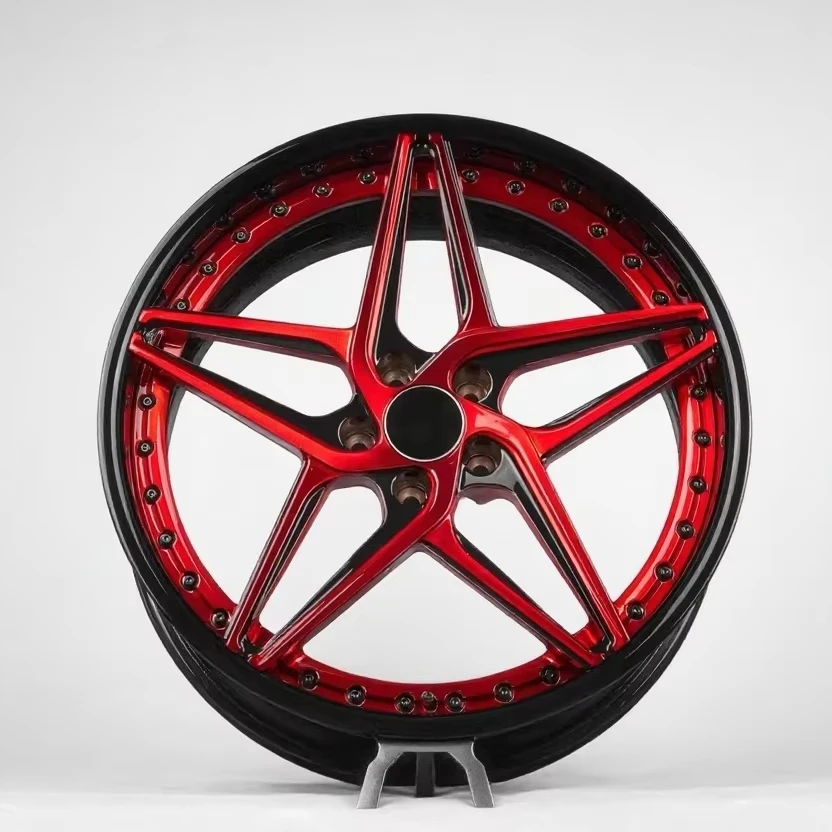 

RC Forged Wheels for Revuelto Huracan Temerario 5x112 5x120 Rims 19 20 21 Inch 2 Pieces Rims