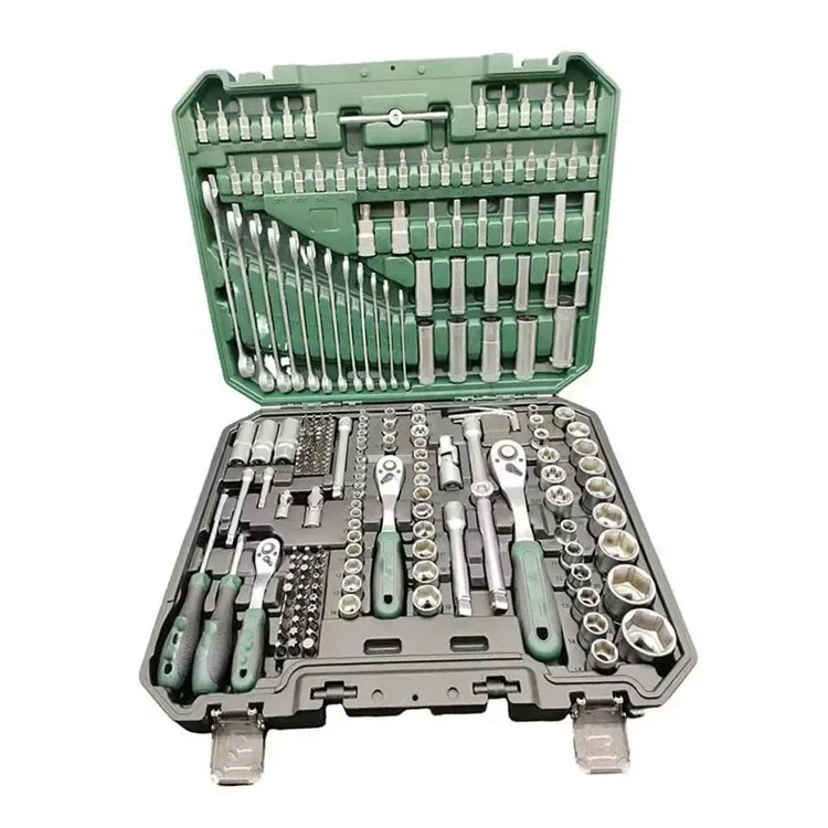 216pcs Hand Tools Set Box 24 Teeth Ratchet Wrench Socket Professional Herramientas Mechanical Spanner Car Mechanics Tool Sets