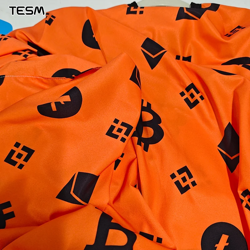 Peleryna fryzjerska z nadrukiem 3D TESM, fartuch do salonu fryzjerskiego, szal do farbowania włosów, prezent na Halloween i Boże Narodzenie