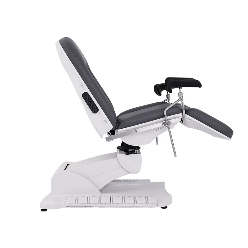 Separated Footrest Clinic Table with Armrest for Medical Treatment Clinic Gynecology Bed of  Room Procedure Bed