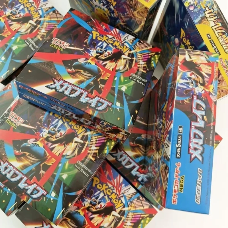 Original Pokemon Mega Brave Card M1L Supplement Pack Japanese PTCG Game Collection Trading Card Children's Toy Birthday Gift
