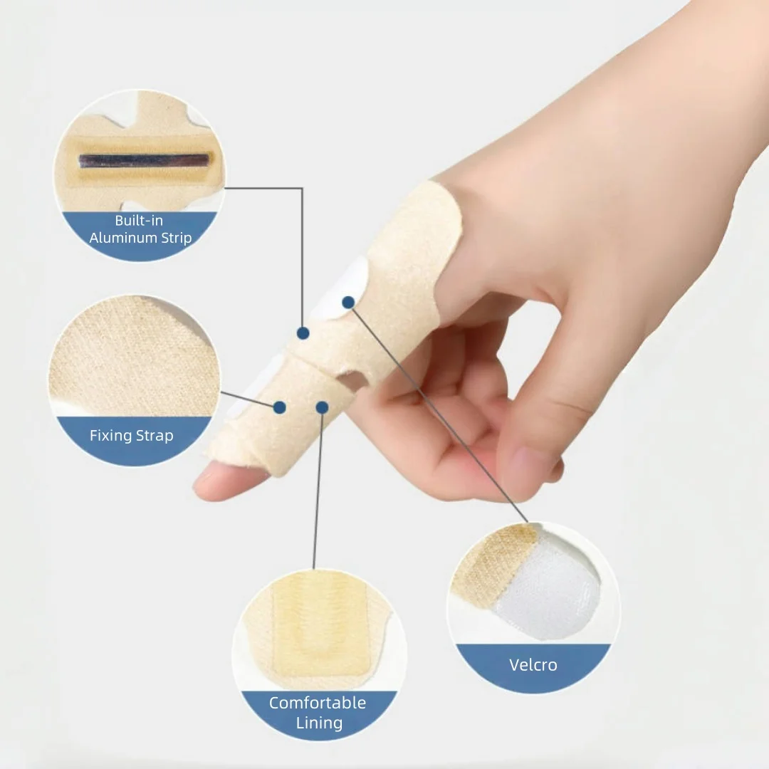قابل للتعديل إصبع تثبيت جبيرة إصبع المثبت دعم لوحة تثبيت هدفين إصبع كم ضمادة التواء لتخفيف الآلام للأصابع #3