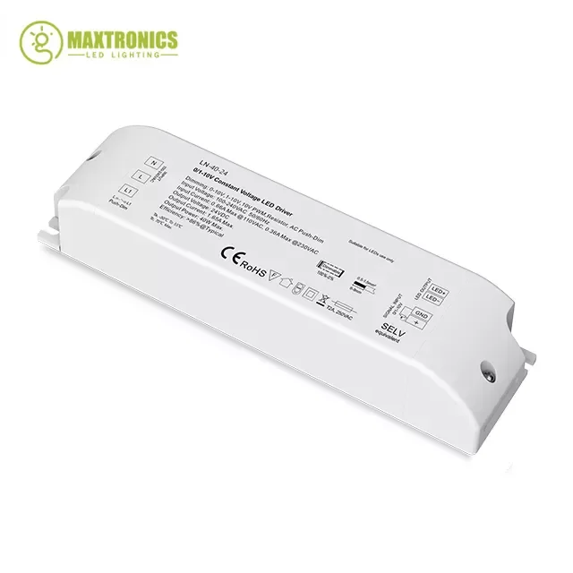 جديد 1/0-10 فولت عكس الضوء LED سائق الجهد المستمر 40 واط/75 واط 12 فولت/24 فولت PWM التيار المتناوب دفع خافت السلطة المورد ل لون واحد LED شرائط مصباح