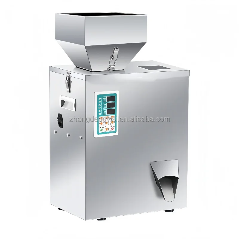 Semi-Automatic Desktop Tea Powder Granule Weighing Filling Machine for Food Coffee Herbal Tea Grain Rice Nut Spices Small