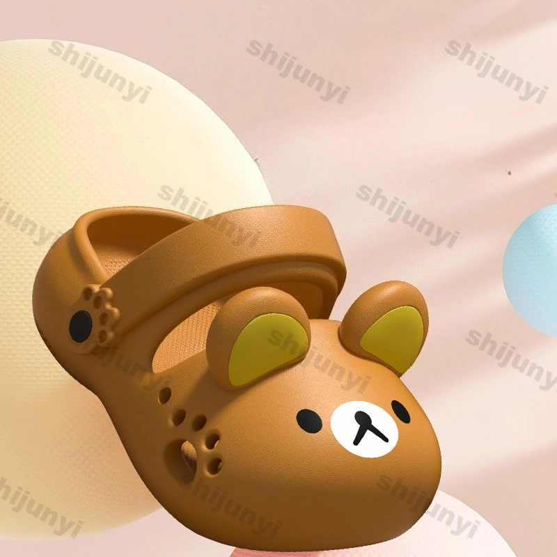 Picture 4: Summer Children's Home Shoes Fashion EVA Cartoon Cute Boy Girls' Sandals Anti Slip Breathable Kids Outdoor Beach Slippers