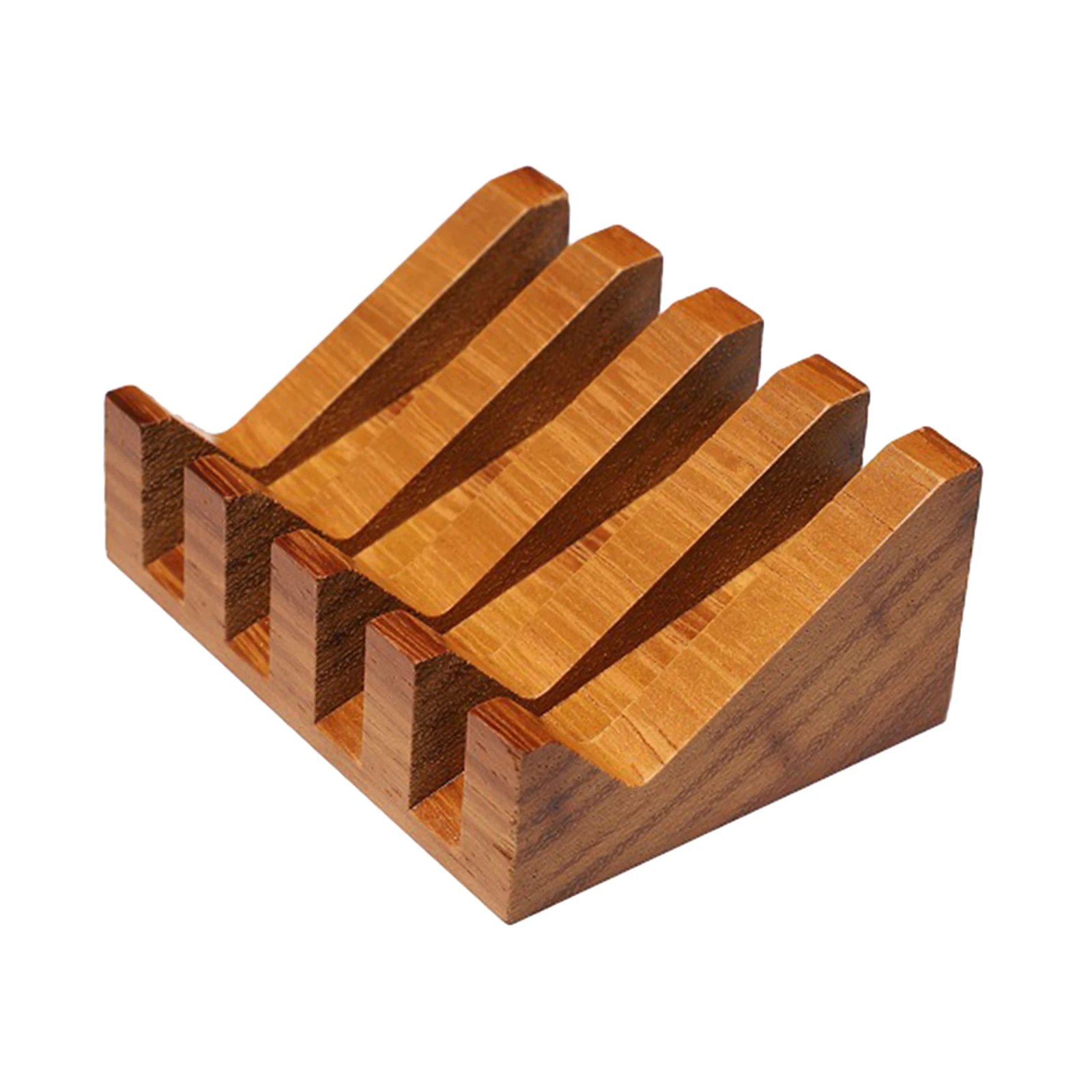 Wooden Soap Dish Tabletop Soap Holder Bathroom Kitchen Sink Tray Bathroom Accessories Home Decoration Creative