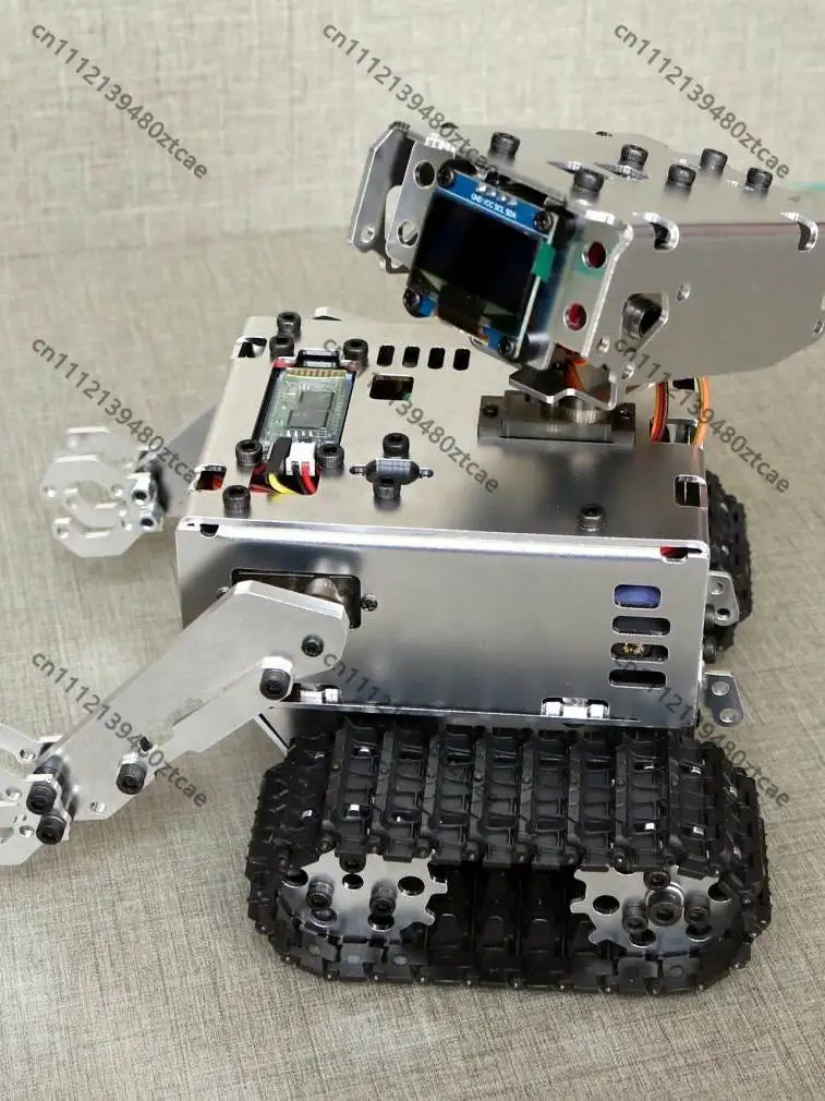 DIY Tracked Crawler Programmable Robot STEM Educational Creative Coding Toy Teen Student Maker Kit