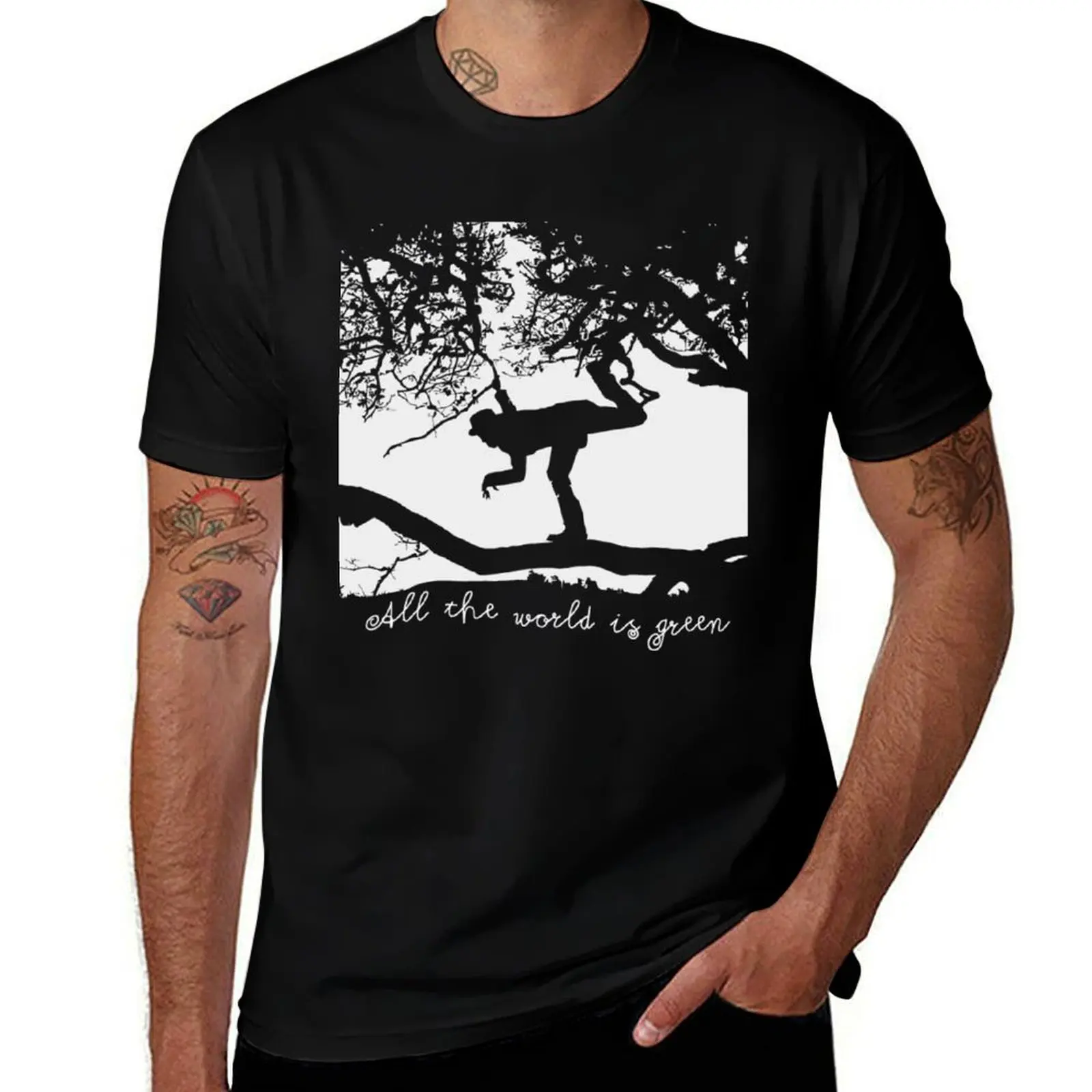 Tom Waits - All the World is Green T-Shirt shirts graphic tee custom shirt T-shirts for men cotton