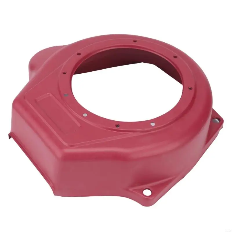 Recoil Fan Cover and Fan Shroud for 188 and 190F Engines, Plastic Housing with Center Opening, Mounting Holes, and Flanges X37F
