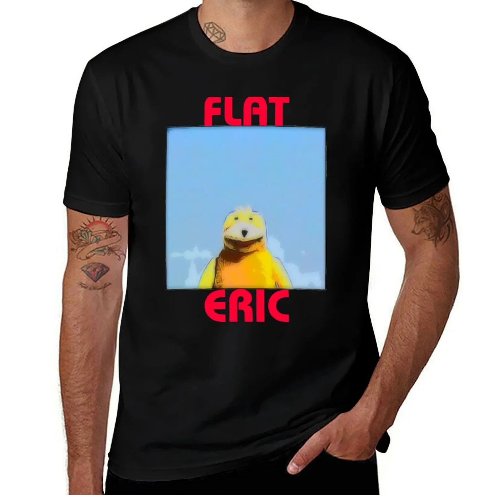 

Flat Eric T-Shirt man t shirt heavy cotton t shirts for man cotton cotton tshirt 100% T-Shirt