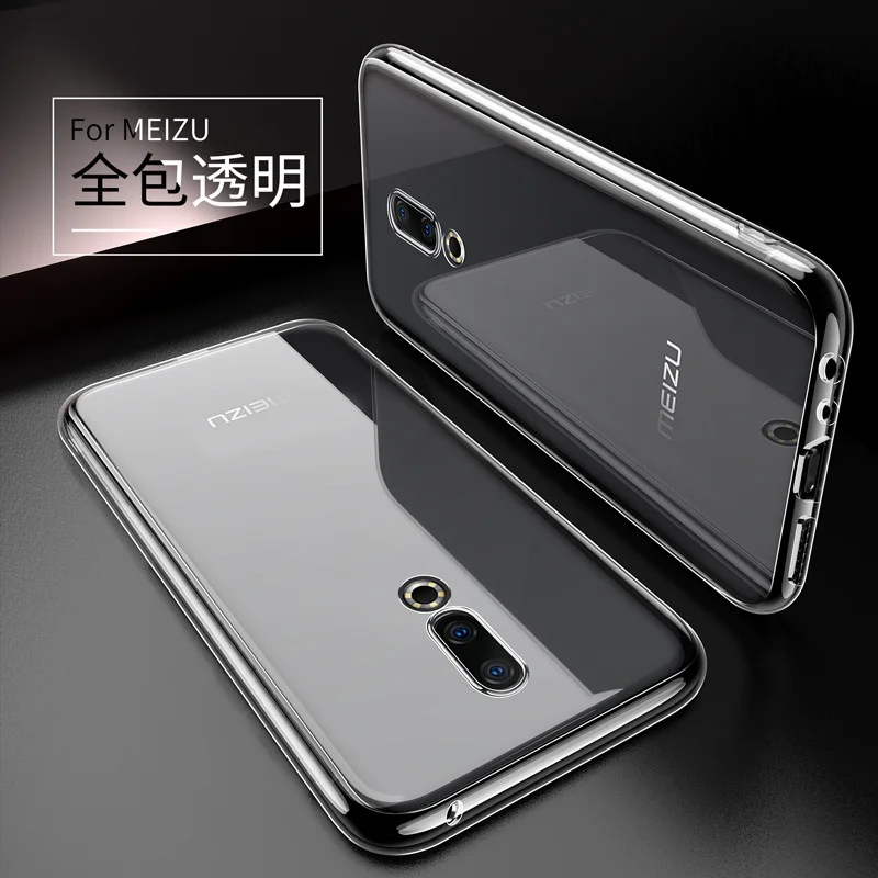 Meizu 16 16th 16X 16S Pro Case Utra Thin Clear Silicone TPU Back Cover Soft Case for Meizu M5 M6 M8 M9 Note M10 M6S X8 V8 Pro