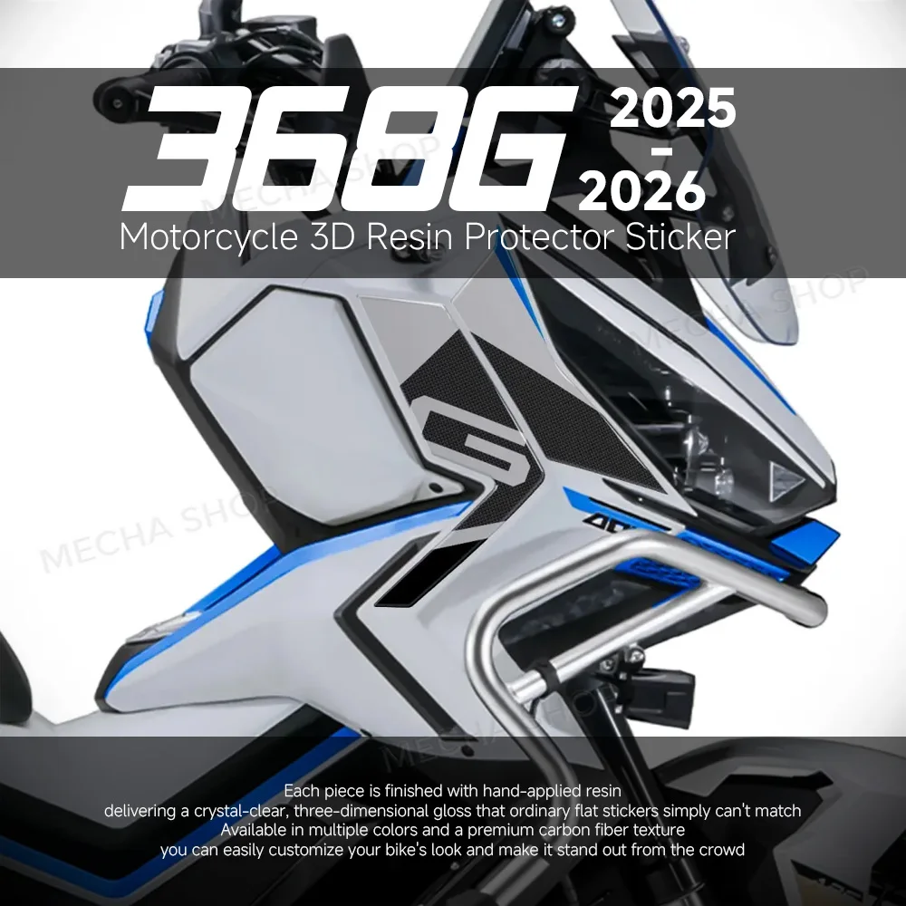 For Zontes 368G 2025 368 G 2026 Motorcycle Sticker Kit 3D Decal Waterproof Radiator Spoiler Protection