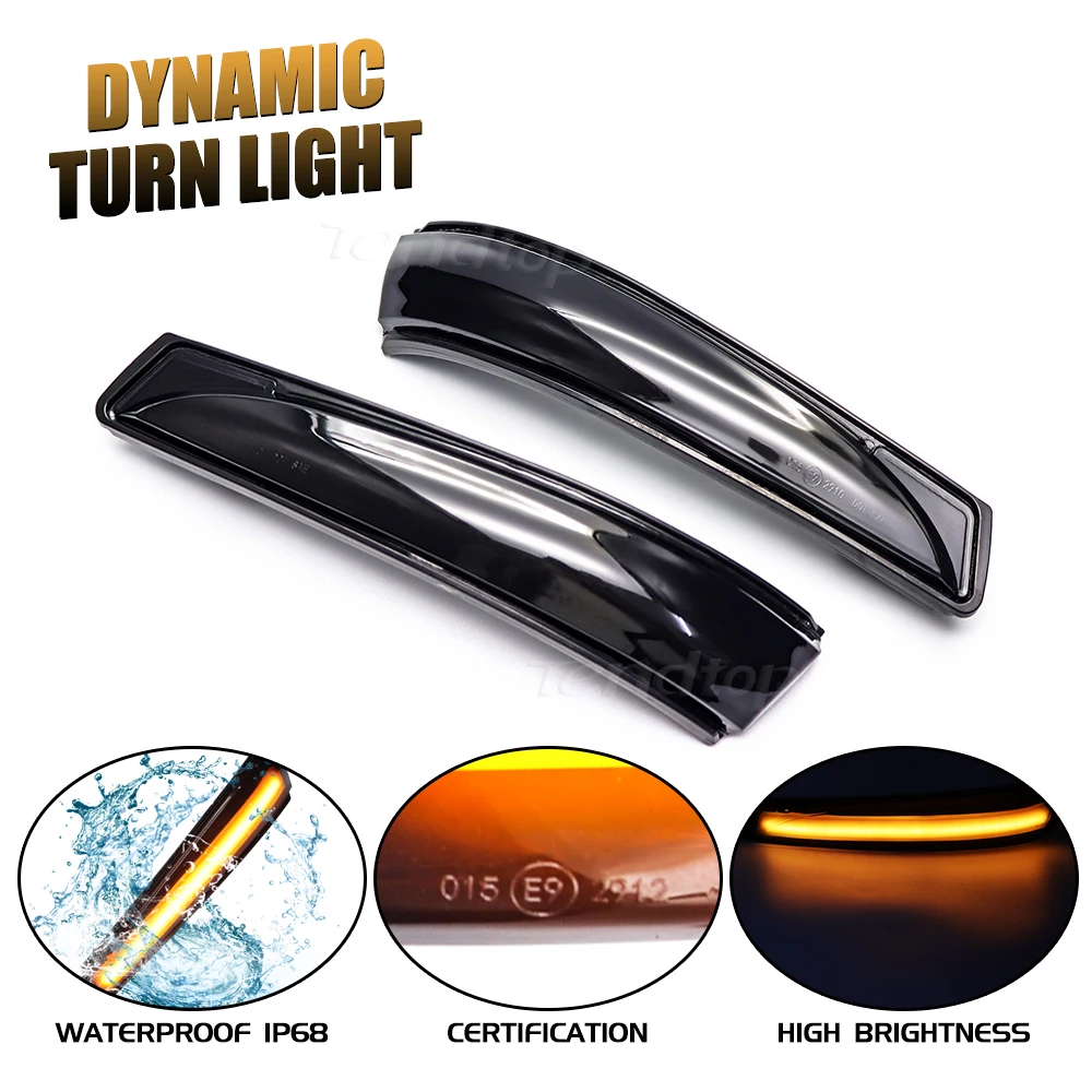 Clignotant dynamique pour Hyundai i30 GD, 2 pièces, indicateur de miroir latéral, lampe clignotante LED, 2011 2012 2013 2014 2015 2016