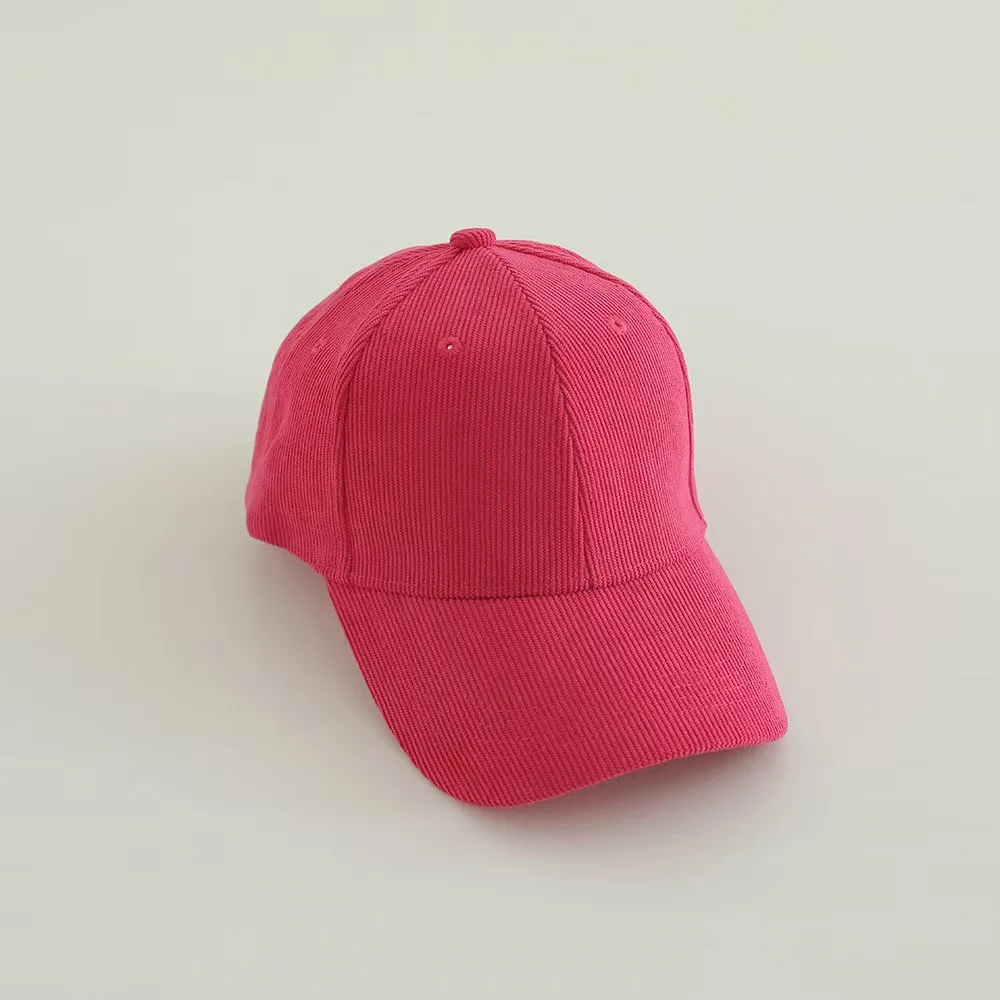 Neue Cord-Baseballkappe, warme Entenschnabelmütze für Herbst und Winter, mehrfarbige modische Sonnenschutz-Hip-Hop-Kappe für Herren und Damen – Detail 16