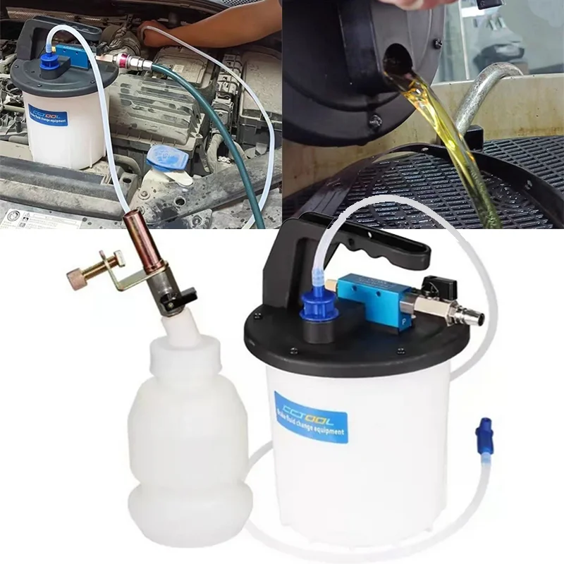 3L+1L Car Brake Bleeder Kit Device Large Capacity Oil Exchanger Pump Car Brake Pumping Tools Oil Fluid Replacement Equipment