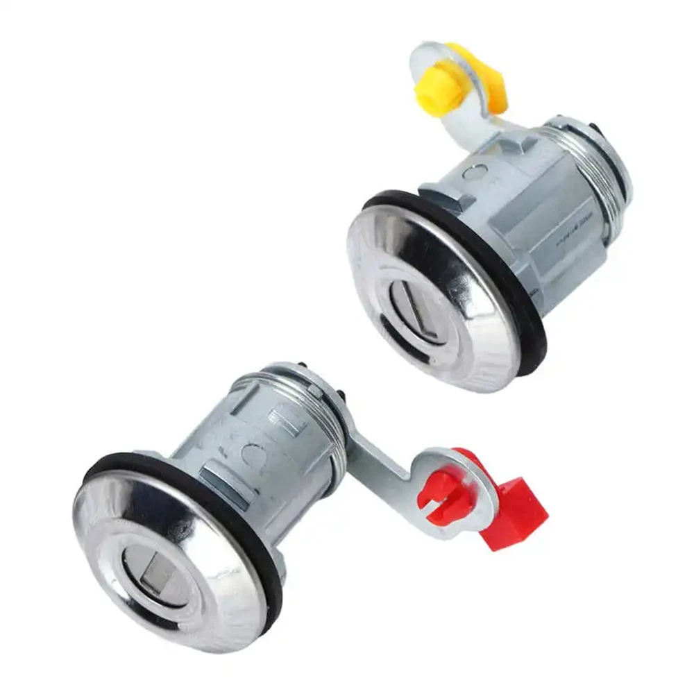 

1 Pair Car Left And Right Door Lock Cylinder with 2 Keys YE05506A Replacement for MITSUBISHI L200 2001‑2005