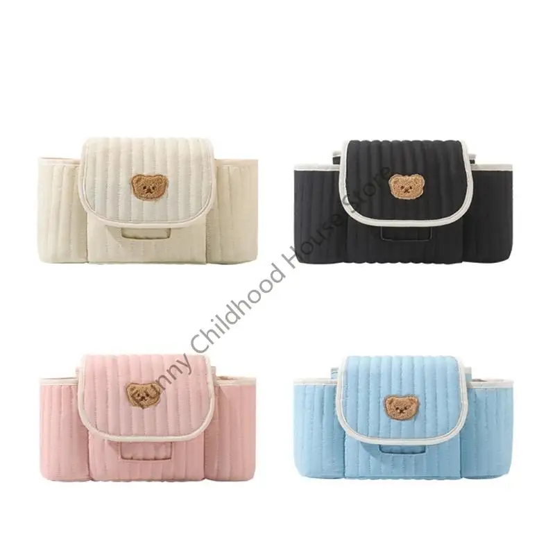 

D0LA Large Capacity Baby Strollers Hanging Bag Multi Compartment Bag Universal Pushchair Storage Bag for Toy Diaper