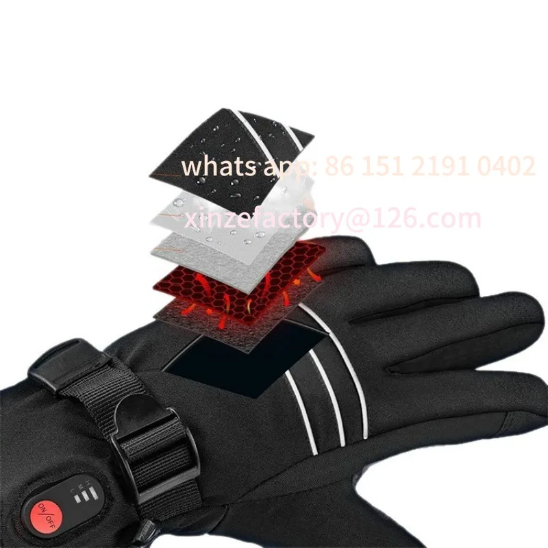 Customizable Winter Heating Gloves Outdoor Ski Riding Heating Smart USB Electric Heating Hand Warmer