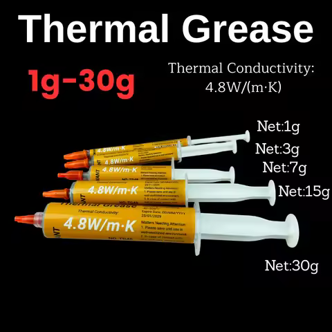 4.8w/m&middot;k Thermal Grease Paste Heat Dissipating Silicone for CPU/GPU/LED Computer Heat Sink Thermal Conductive Adhesive