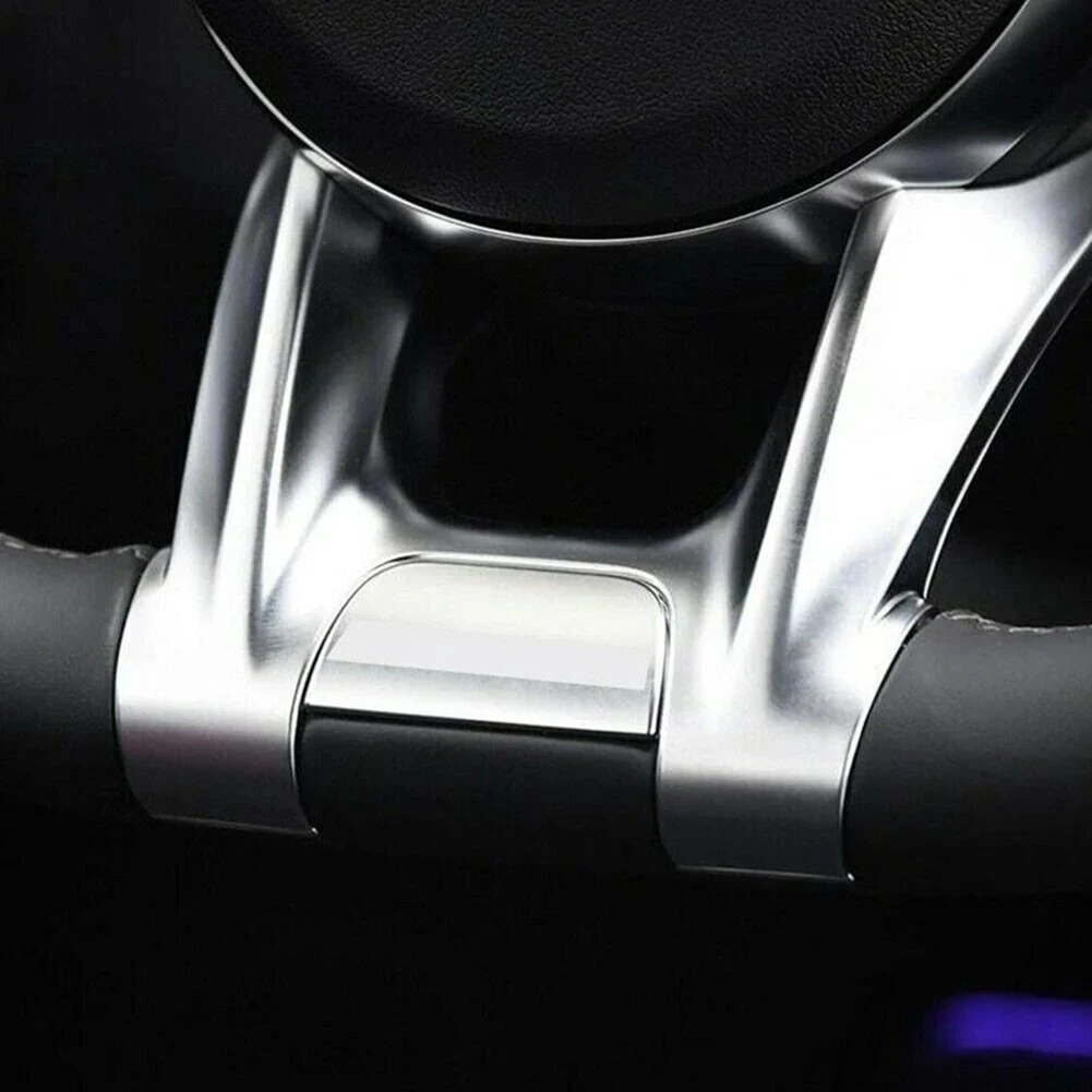 Practical Lower Trim Cover Flat Wheel Steering Car For AMG W177 B W247 C W205 E W213 G W463 GLS W257 view 2