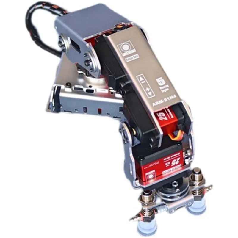 

5 DOF Robot Arm Industrial Robotic Arm With 20KG/25Kg Digital Servos for Raspberry Pi/Arduino Robot DIY kIT Programmable Robot