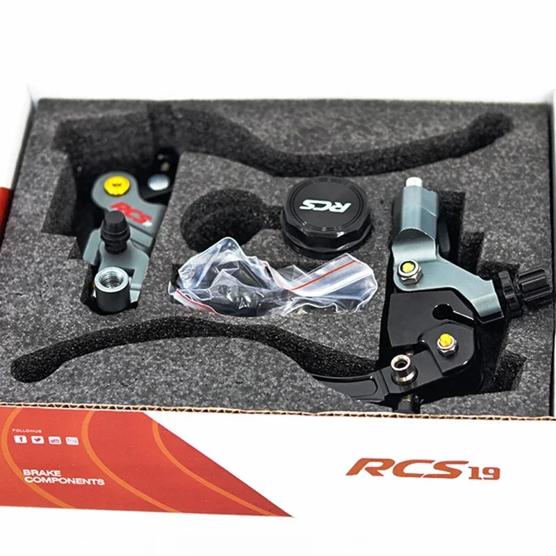 19RCS Motorcycle Hydraulic Clutch Brake Direct Push Pump Handle CF Accessories Modified Parts Universal Electric Dirt Pit Bike