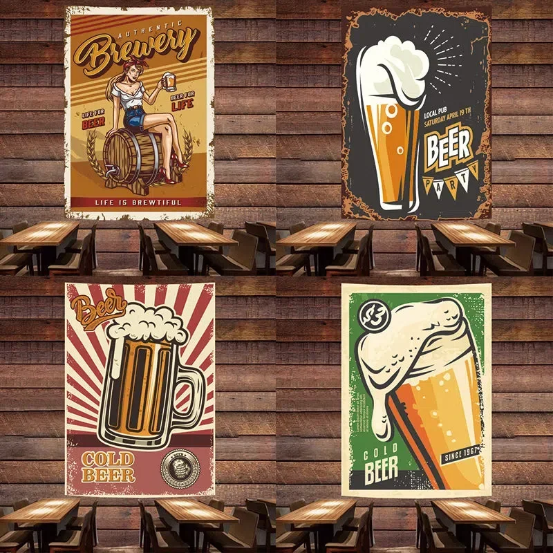 

Cheers! Beer Poster Wall Hanging Flag Canvas Painting Tapestry Wall Art Banner Bar Pub Club Brewery Man Cave Decor Sticker Mural