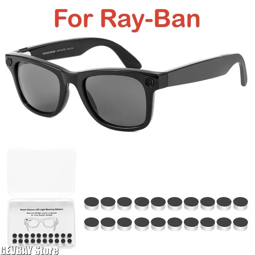 Autocollant d'ombrage pour Ray-Ban Meta Wayfarer RW4008/RW4006 Skyler RW4010 RW4009/RW4009F AI, Glasser Intelligent, enregistrement vid�o