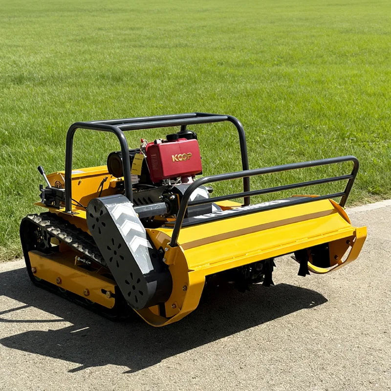 

Customized tracked orchard lawnmower multifunctional greenhouse farm embankment slope weeding and weeding machine