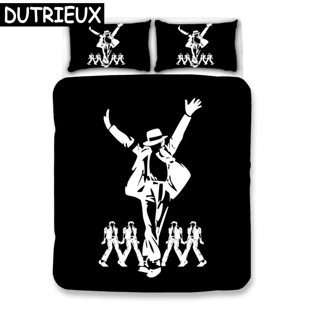 

Michael Jackson 3D Bedding Set Duvet Covers Pillowcases Cartoon Michael Jackson Comforter Bedding Sets Bedclothes Duvet Cover