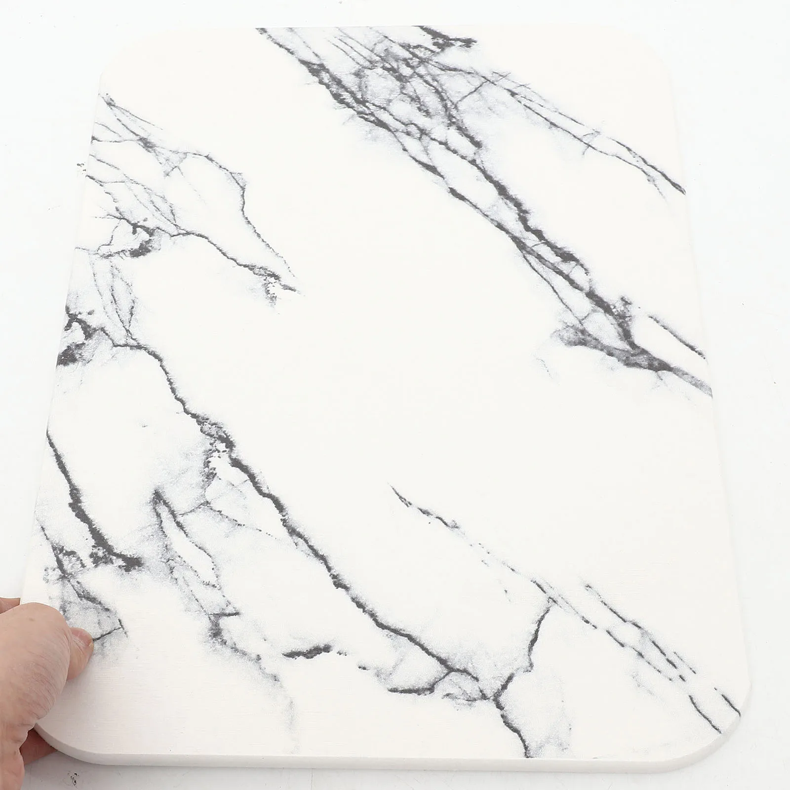 

Коврик для ванной комнаты, супервпитывающий противоскользящий кухонный коврик из диатомовой грязи, мраморный большой моющийся декоративный аксессуар для дома