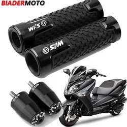For SYM CRUISYM 125 180 300 GTS 250i 300i Maxsym 400 600 jet 14 125 TG- Motor Motorcycle Handlebar Grips Slider Handle Bar Ends