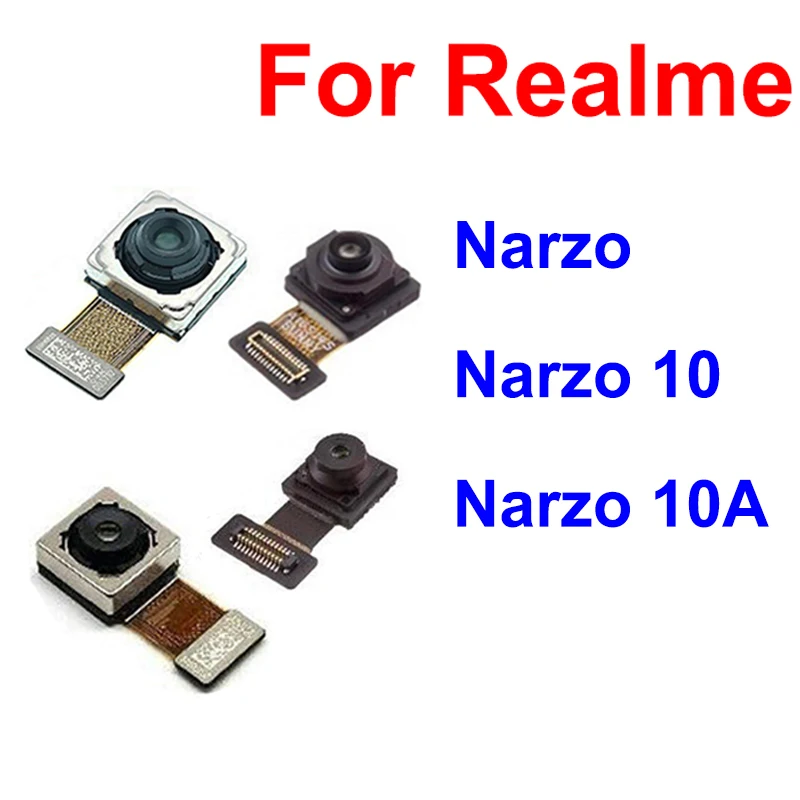 

Front Rear Primary Camera For Realme Narzo 10 Narzo 10A Facing Front Selfle Back Main Camera Replacement Parts