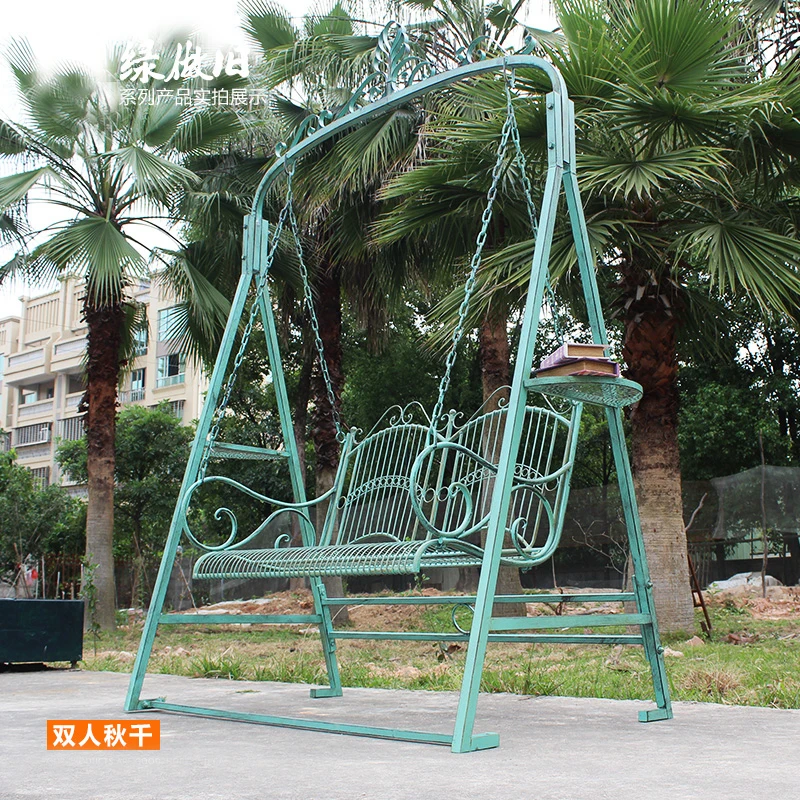 Accent Luxury Patio Swings Fashion Fashion Comfortable Villa Patio Swings Minimalist Design Outdoor Furniture Columpiar Lsqq