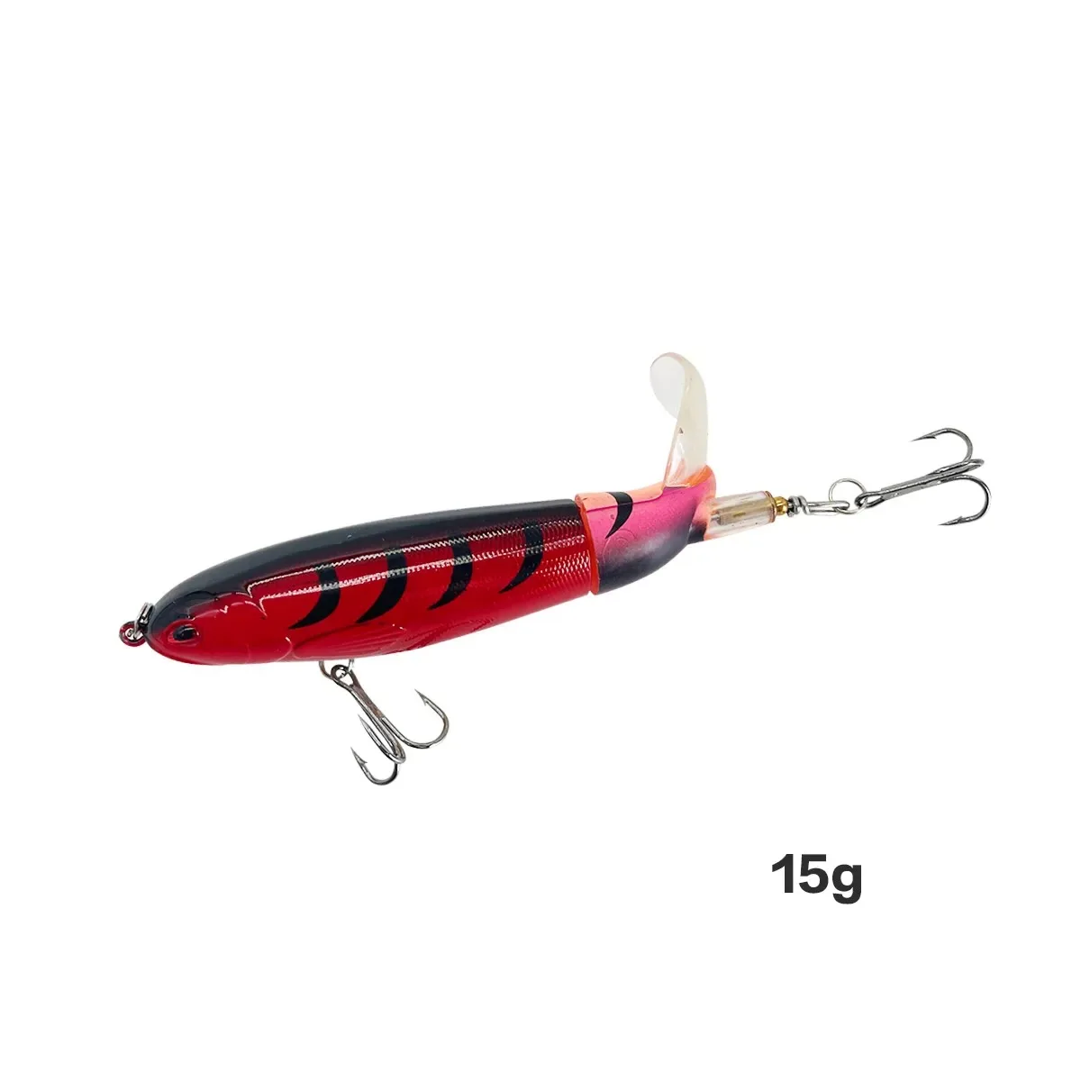 13G/15G/35G Topwater Visaas Kanjer Popper Kunstmatige Aas Harde Plopper Zacht Roterende Staart Visgerei Aas