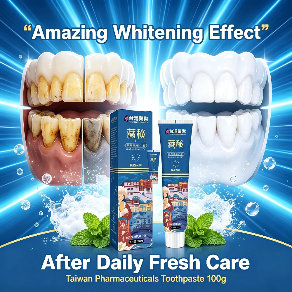 Tibetan Secret Multi‑Effect Gum Care Toothpaste 100g Fresh Breath Daily Oral Cleaning Gentle Gum Protection Adult Home Dental Ca