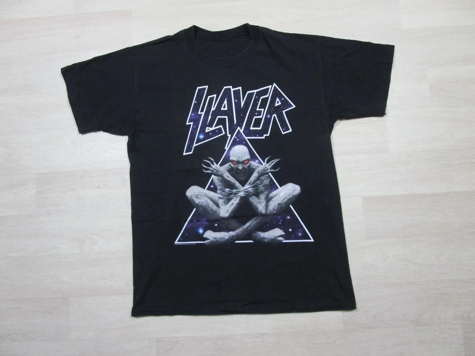 

Винтажная футболка Slayer Band 1990's, двухсторонняя футболка Brockum USA Devine Intervention Band, мужская уличная футболка с короткими рукавами, женский хлопковый топ