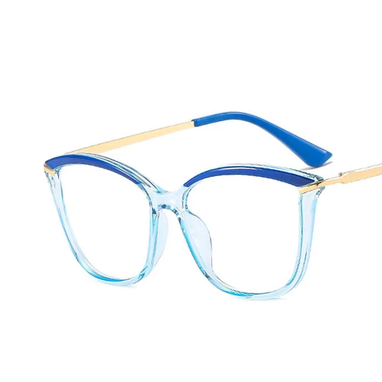 53332 Vintage Cat Eye Brille Rahmen Frauen Platz Myopie Optische Brillen Brillen Rahmen Dekorative Gläser