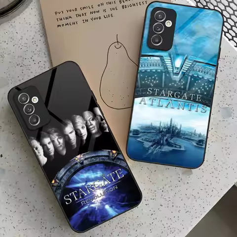 Stargate Atlantis Phone Case For Samsung S30 S23 S22 S21 S20 Fe S10 E S9 Note 20 10 Pro Ultra Plus 5G Glass Cover