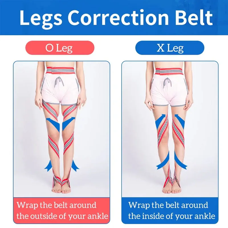 Adjustable Children O/X Leg Shape Correction Belt-For Bowed Knee Valgum Straightening Posture Corrector for Men Women