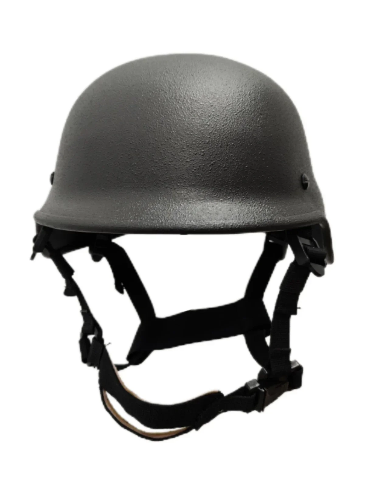 Riot Helmet Steel Black Outdoor CS Field Gear for Stab Anti-Hack Expedition Safety One