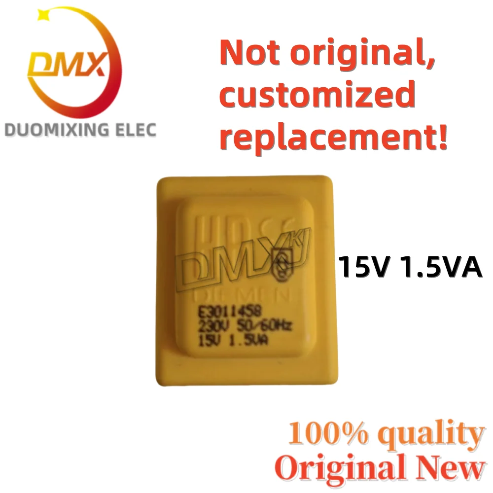 2PCS/LOT 100%New E3011458 230V 50/60Hz 15V 1.5VA Customized alternatives for potting transformers