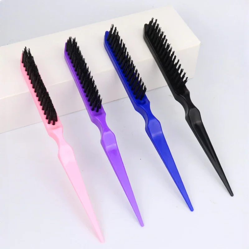 Women Hairbrush Comb Back Comb Hairbrush Fine Line Styling Tool Hard Hair Brushes Barber Accessories Pointed Tail Combs