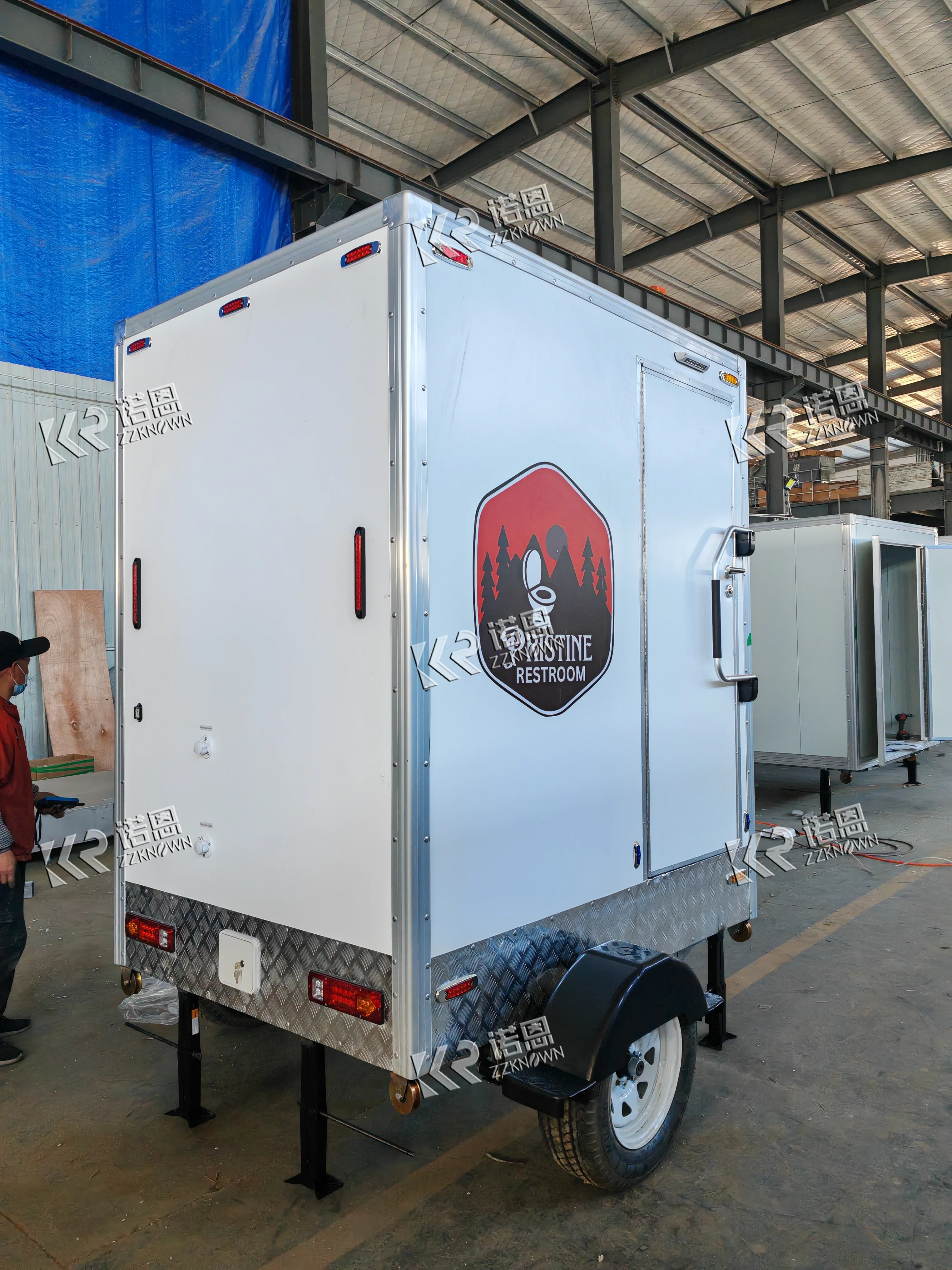 Портативный прицеп для туалета, индивидуальный наружный туалет, мобильный туалет, прицеп, роскошный прицеп для туалета, душа