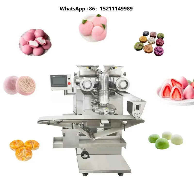 Purple Sweet Potato Filled Ball Forming Machine Taro Stuffed Ball Encrusting Machine Filled Root Ball Production Line for Bakery