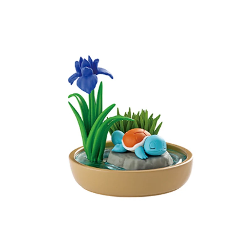 Takara tomy pokemon uma pequena história de quatro estações cena em miniatura ornamento decoração modelo periférico brinquedo dos desenhos animados presente de aniversário